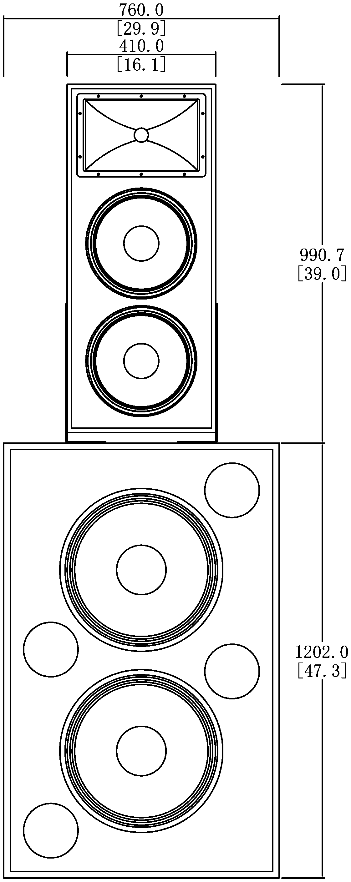 M380 — Cinema Screen Loudspeaker System