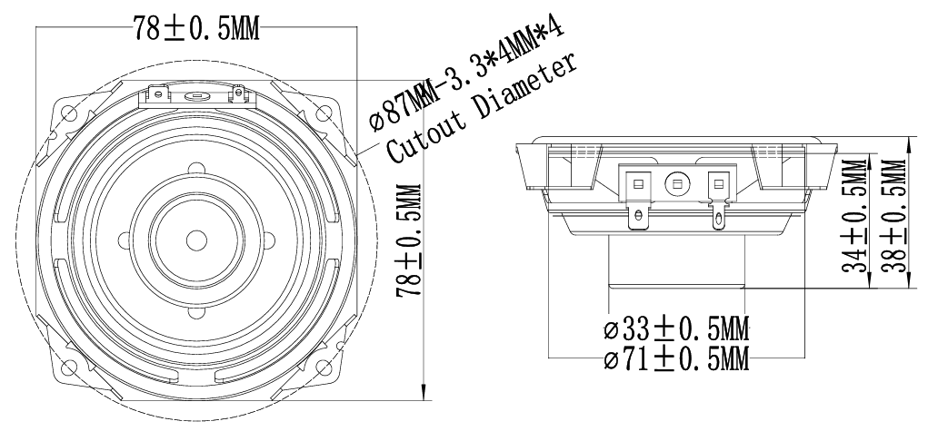 dimension drawing