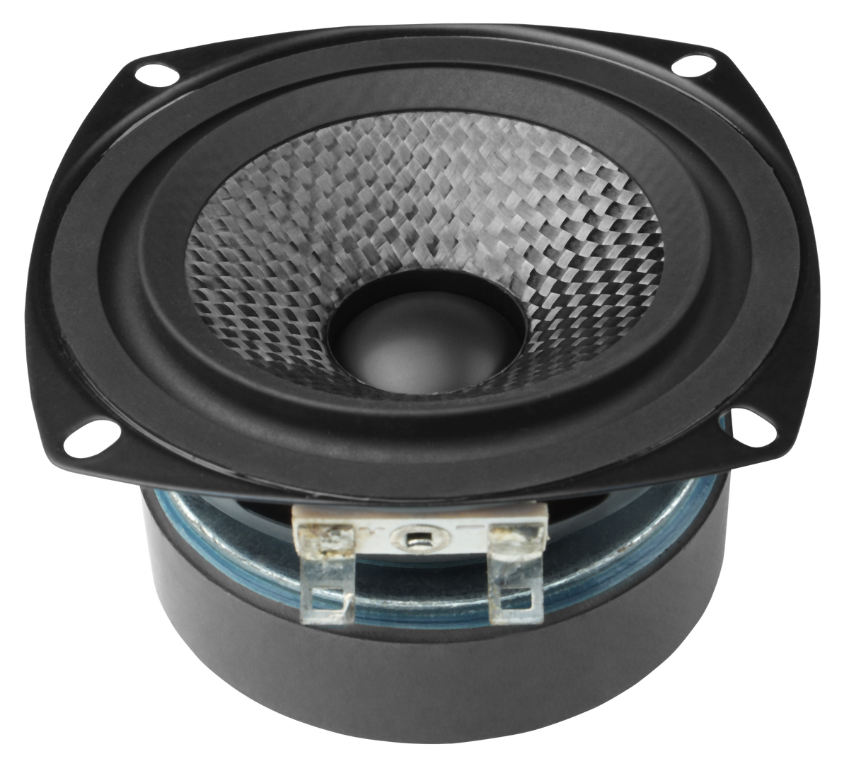 SOVOX ART 3" Coaxial Speaker Driver (Carbon Fiber, Square Frame), product photo 1