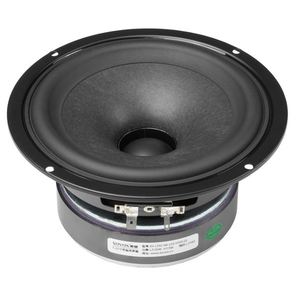 PRO 5.25" Coaxial Speaker Driver (Wool Cone) — SV-135C-44-100-0055-02