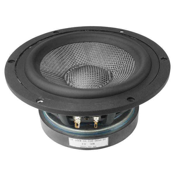 ART 6.5" Mid-Woofer (Carbon Fiber Cone) — SV-166W-04-120-0050-01