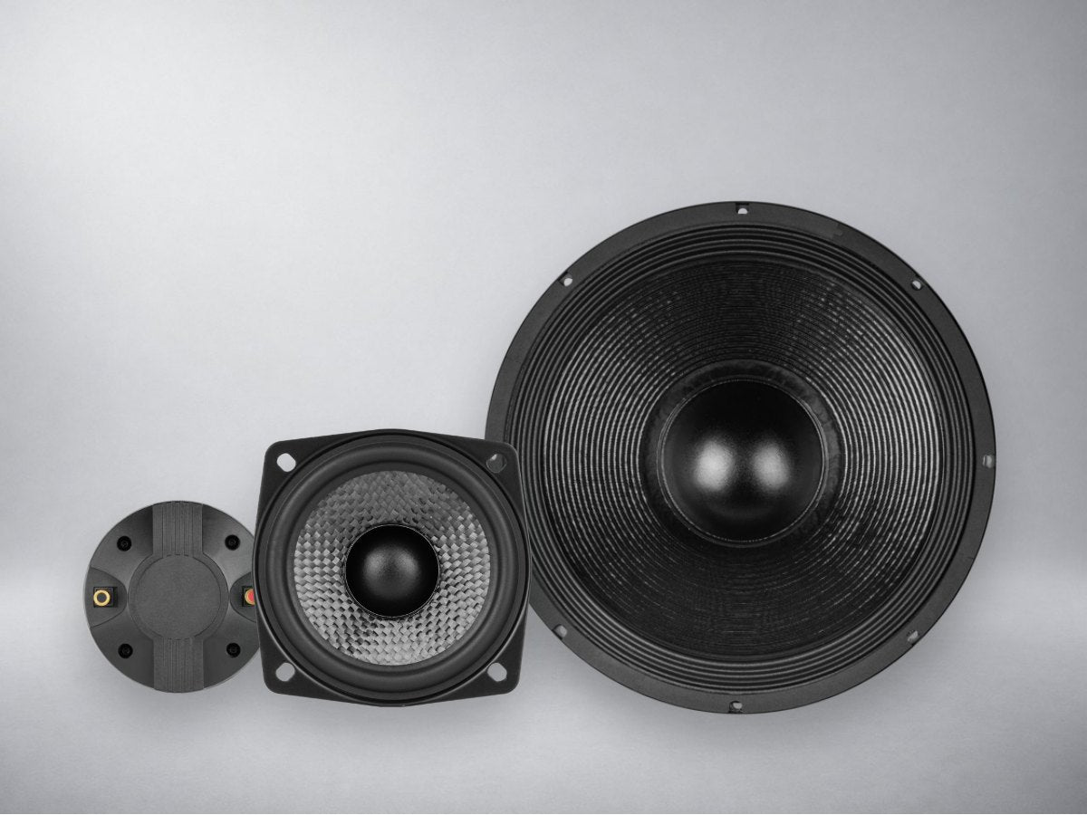 SOVOX compression driver, coaxial driver and 18-inch woofer