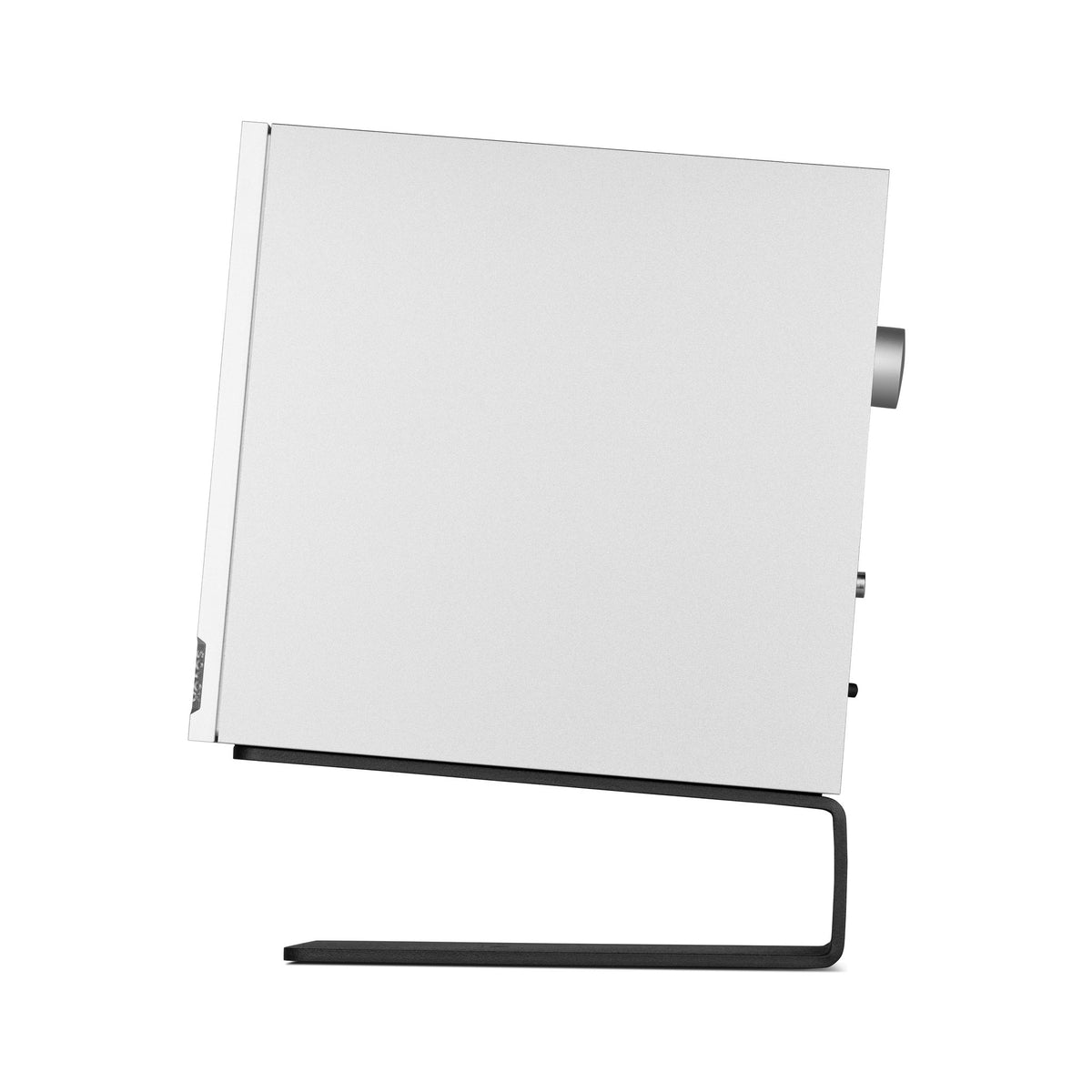Side view of the SOVOX MiniMax3 Monitor showing its 110 mm-wide aluminum enclosure